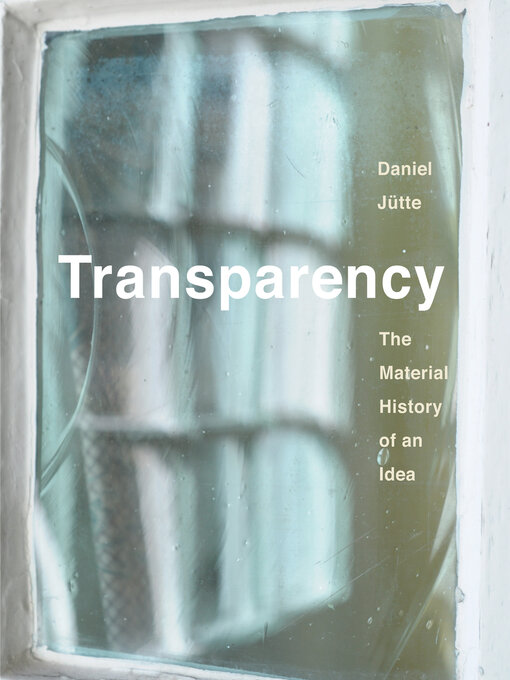 Title details for Transparency by Daniel Jutte - Wait list